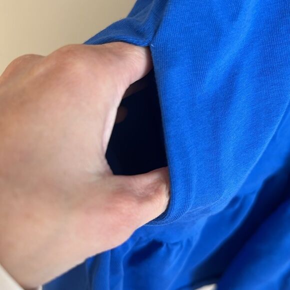 Like New English Factory Women's Knit Ruffled Mini Dress - Picture 6 of 7